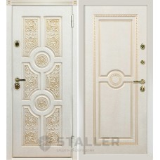 Входная дверь Сталлер Версаче Vinorit (цвет белый)