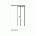Пенал Eclisse Unico Single для раздвижной двери (полотно 2000 и 2100 мм)