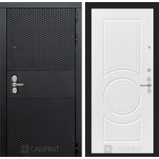 Входная дверь Лабиринт BLACK - 23 - Белый софт