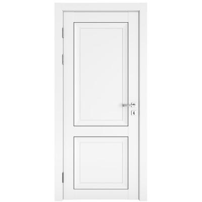 Классические двери, цвет: DG-DEKANTO (Белый бархат, глухая)