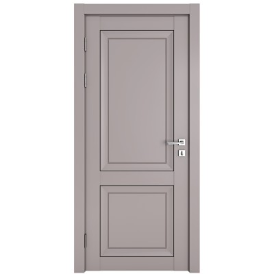 Классические двери, цвет: DG-DEKANTO (Серый бархат, глухая)