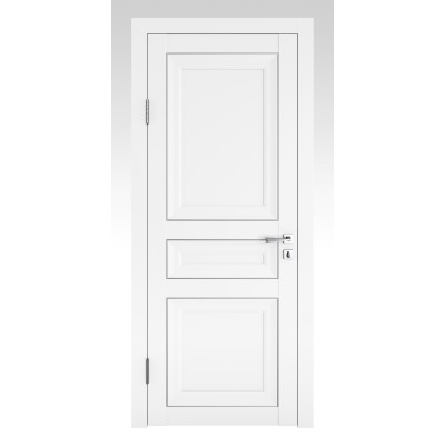 Классические двери, цвет: DG-PG-3 (Белый бархат, глухая)