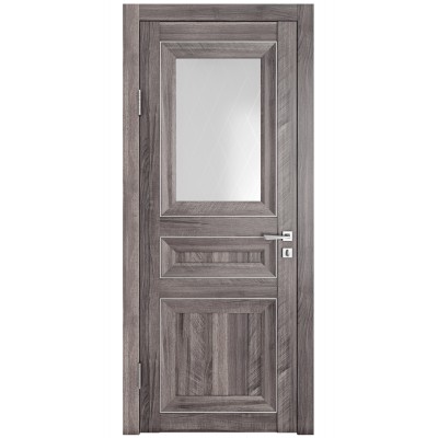 Классические двери, цвет: DO-PG-4 (Орех седой темный, стекло ромб)