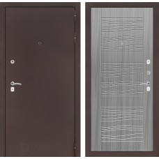 Входная дверь Лабиринт CLASSIC антик медный 06 - Сандал серый