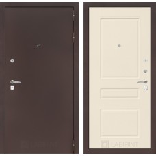 Входная дверь Лабиринт CLASSIC антик медный 03 - Крем софт