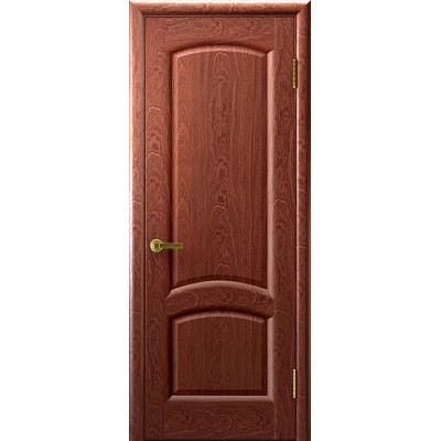 Дверь межкомнатная Лаура, цвет: Красное дерево