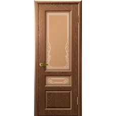 Дверь межкомнатная Валенсия 2, цвет: Американский орех