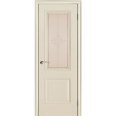 Дверь межкомнатная Версаль Ромб, цвет: Ваниль