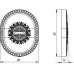 Накладка на сувальдный замок ESC.S-auto.CL/OV (PS-DEC CL) AS-9 античное серебро